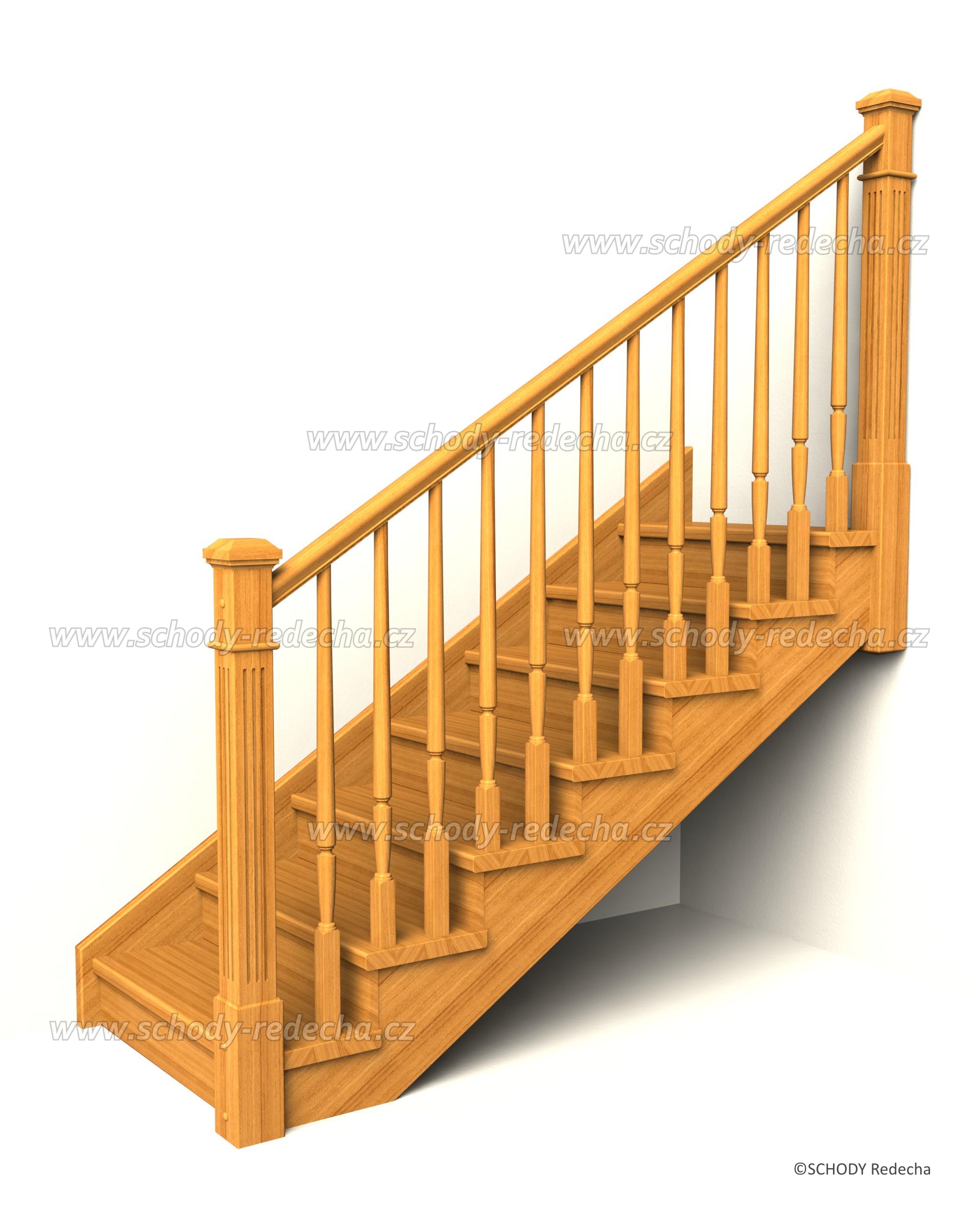 drevene schodiste schody IIA12