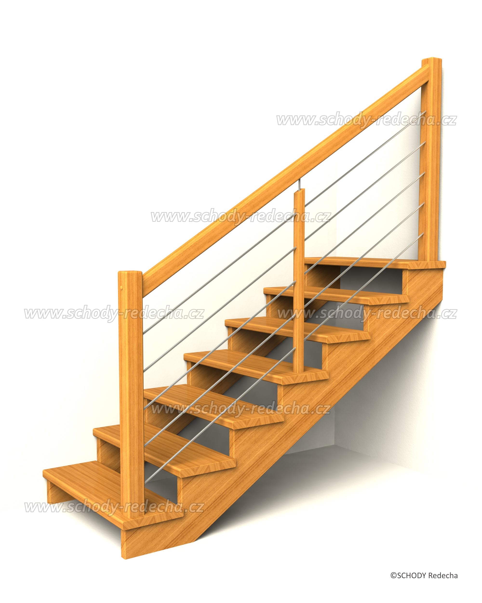 drevene schodiste schody IIA4