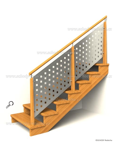 drevene schodiste schody IIC7