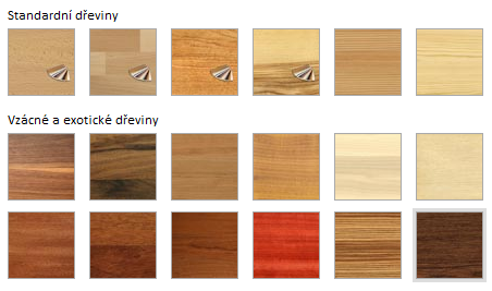 Dřevěné materiály, ze kterých vyrábíme schody. 